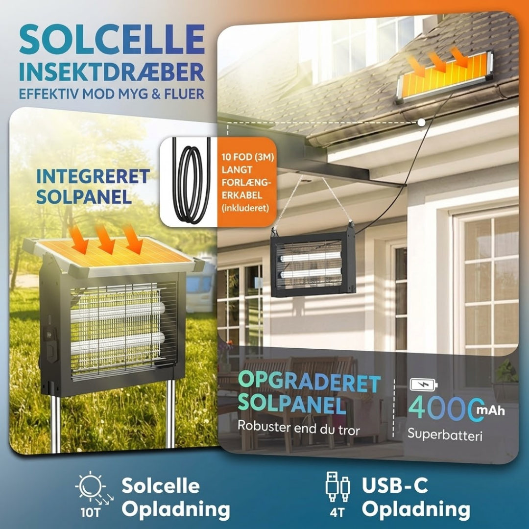 SolZapperXXL™  Sørger for en insektfri have.