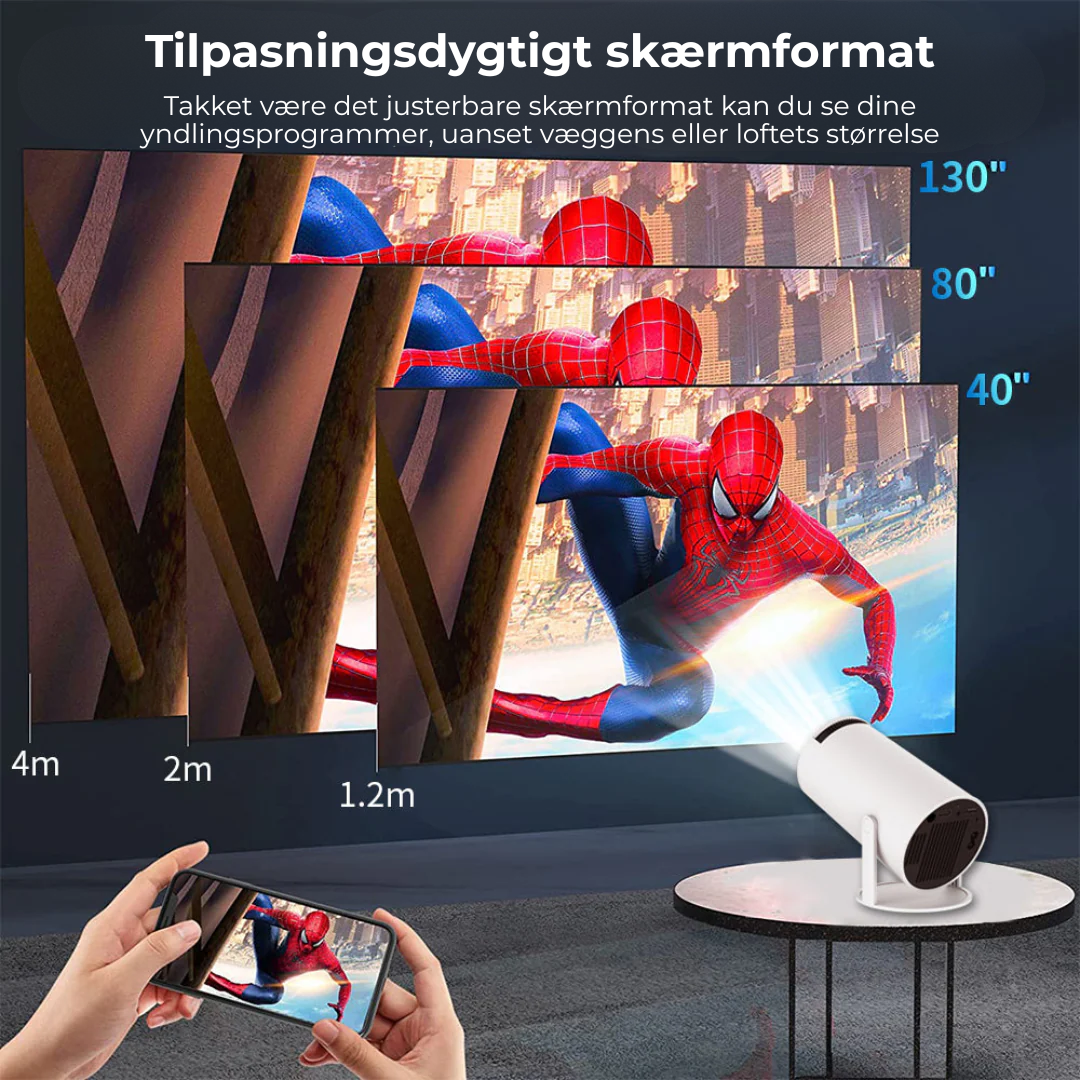Smart Projector l Smart HD-projektor - op til 4K HD-opløsning