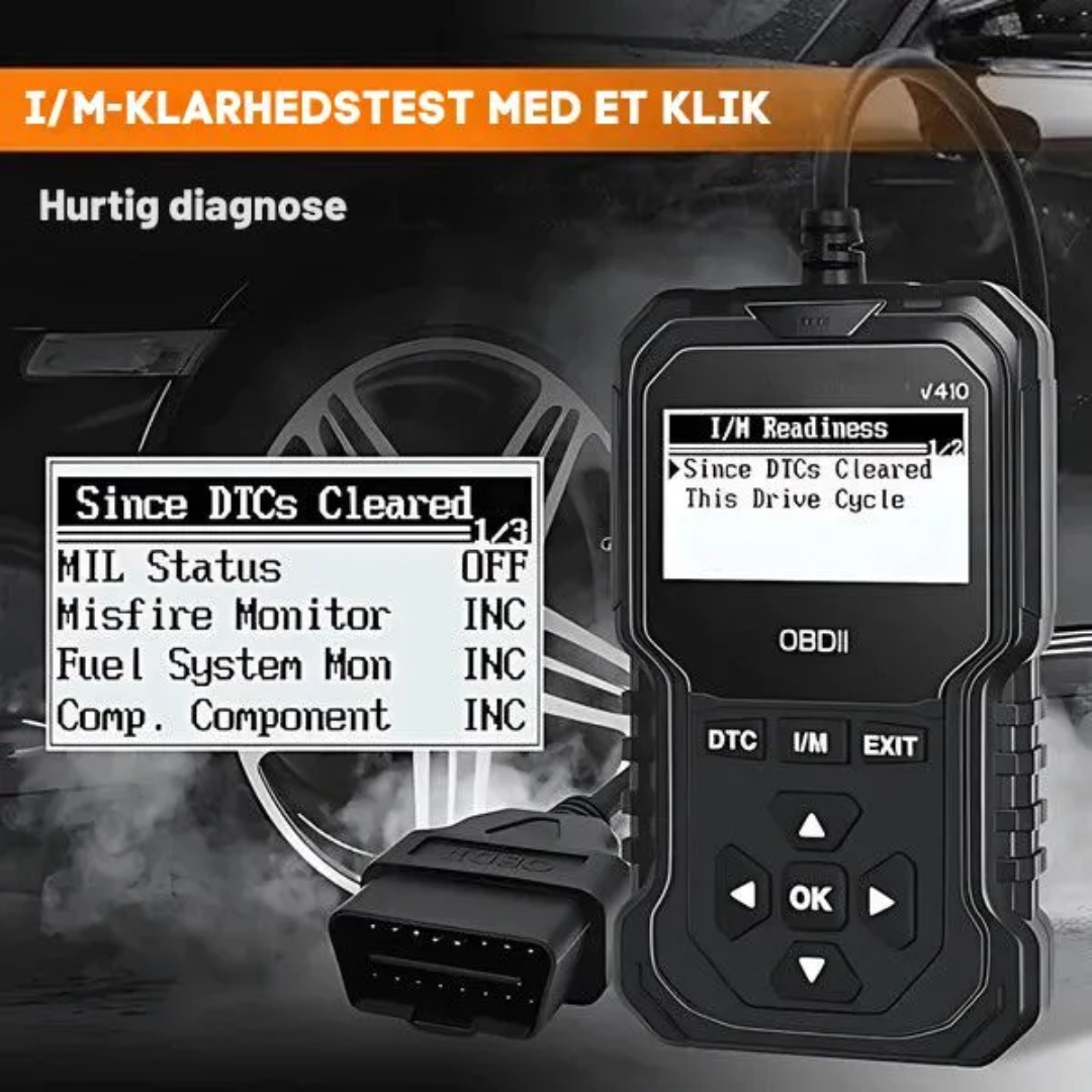 BilDiagnose™ | OBD2 bilscanner til hurtig fejlfinding og klare diagnoser