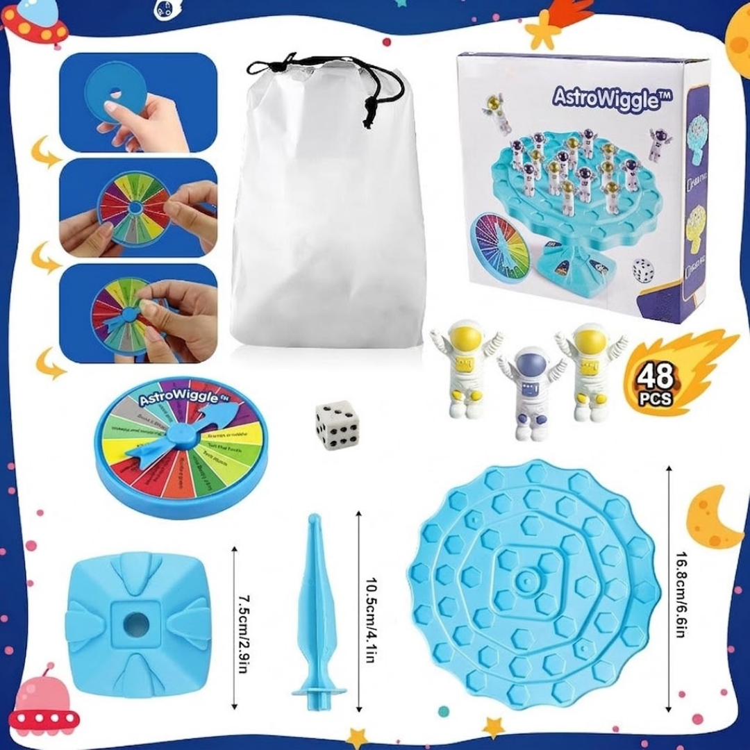 AstroWiggle™ Et hyggeligt spil til hele familien