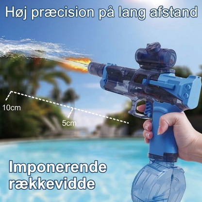 SplashGun - Skyder 10 meter, lyser i mørket, holder i timevis
