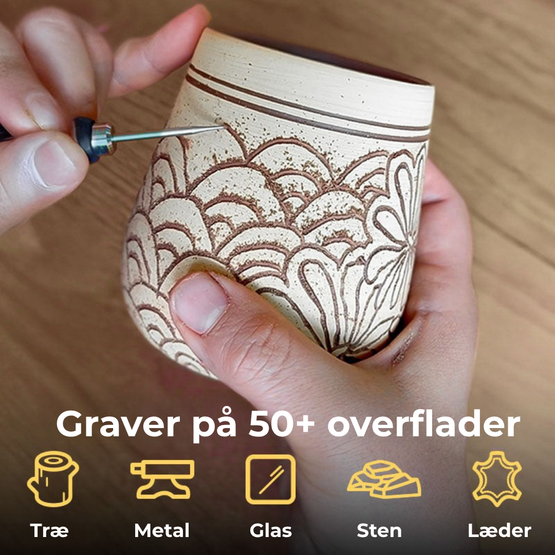 GravérPen™ Gør hverdagsting til unikke mesterværker