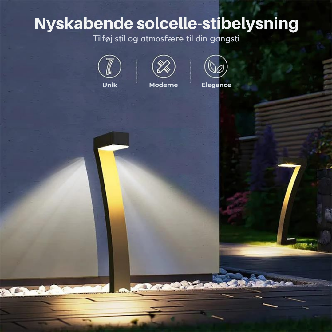ModernGlød™ Solardrevet havelys i moderne design