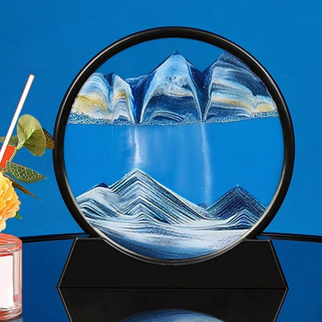 SandFlow™  Bevægelig Sandkunst i Glas