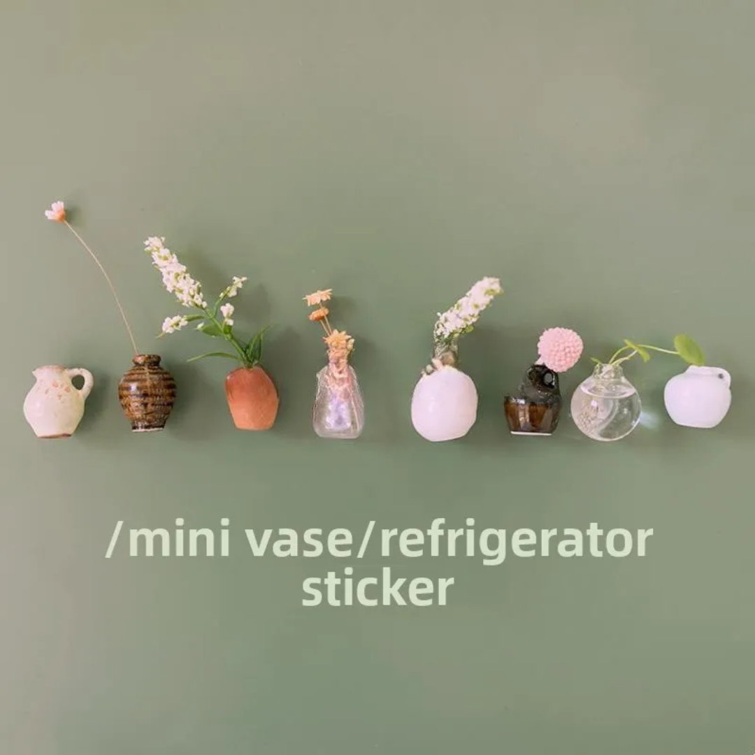 MagnetVase™ – Mini Blomstervase til Køleskab