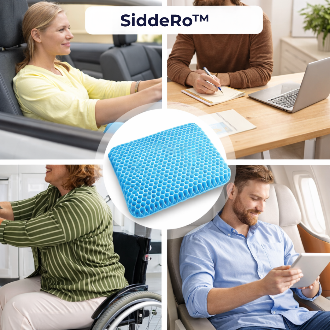 SiddeRo™ – Sid komfortabelt, overalt, i timevis – uden smerter