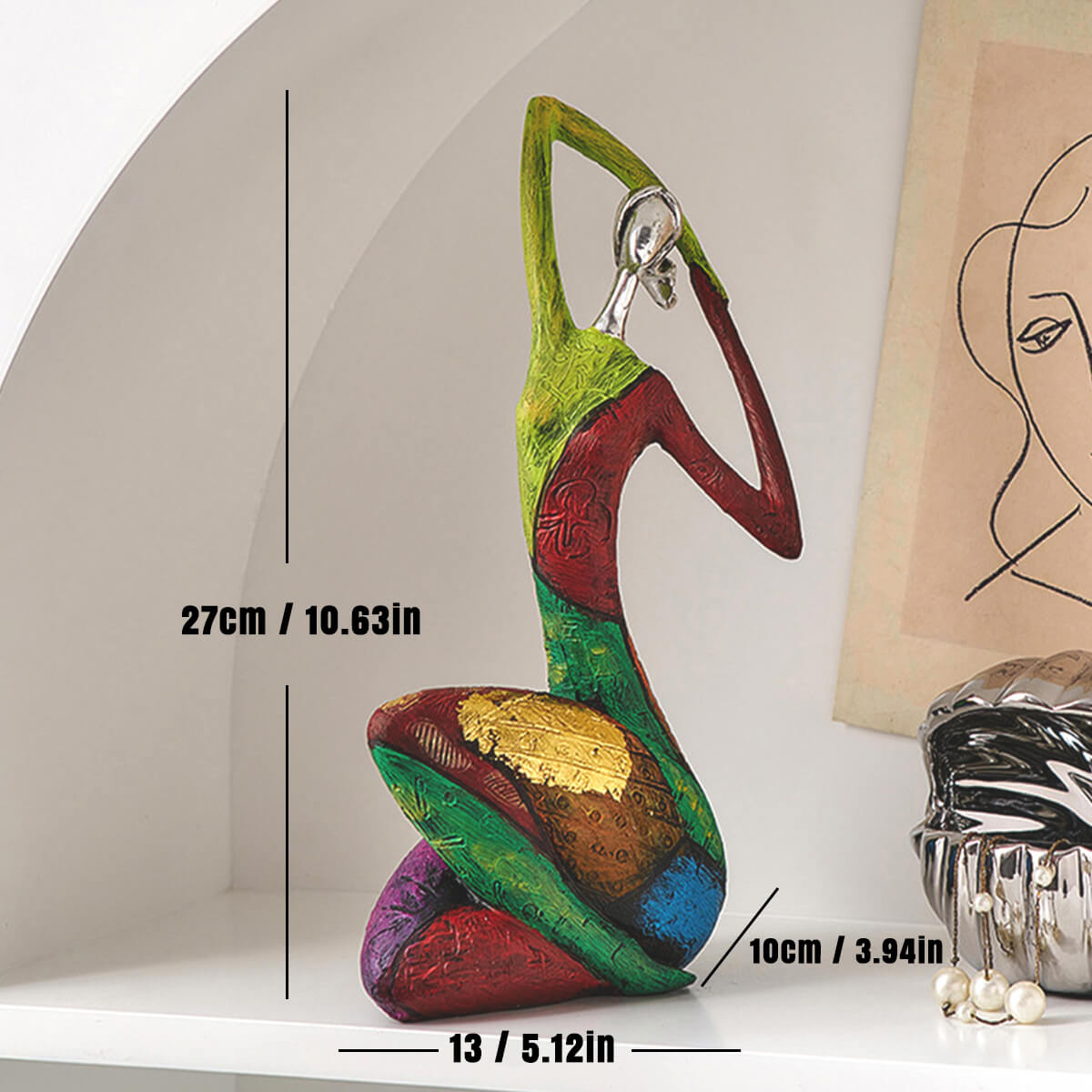 KunstKvinde™ Et farverigt blikfang til hjemmet