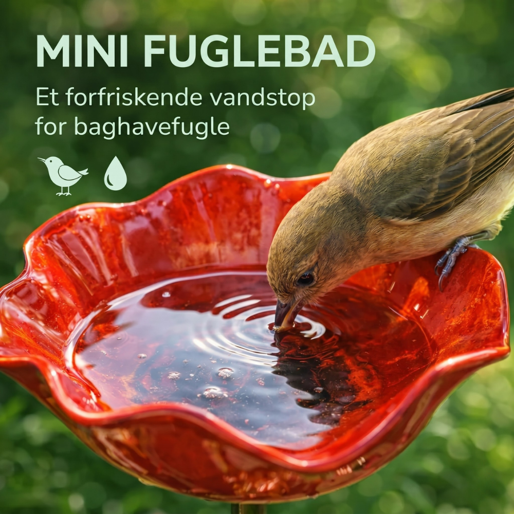 HaveFugl™ – Blomsterformet fuglebad
