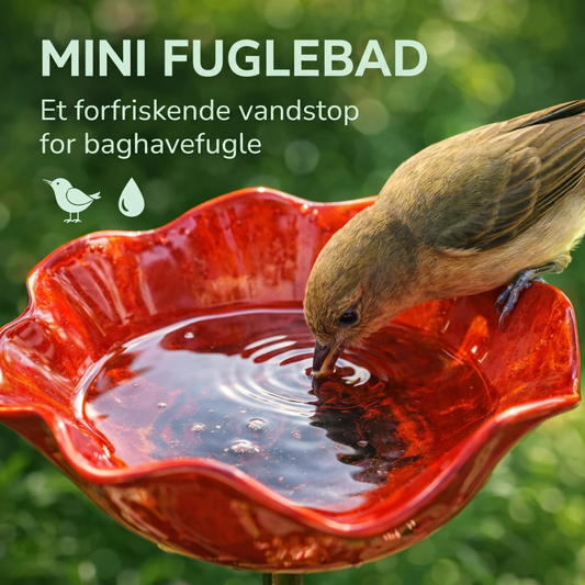 HaveFugl™ – Blomsterformet fuglebad