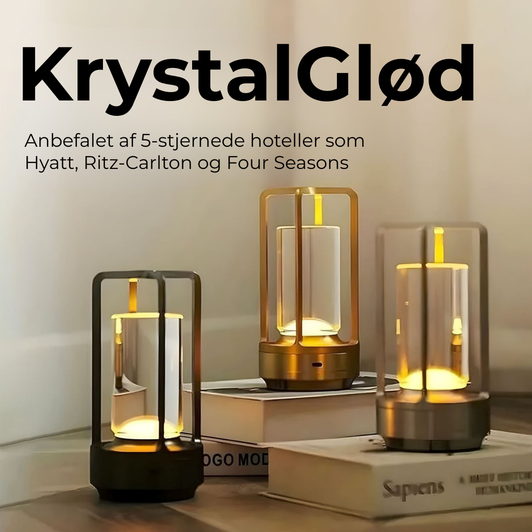 KrystalGlød™  Trådløst hyggelys til ethvert rum