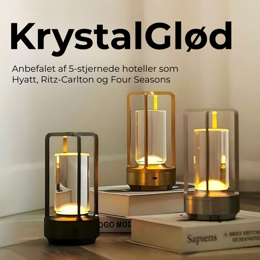 KrystalGlød™  Trådløst hyggelys til ethvert rum