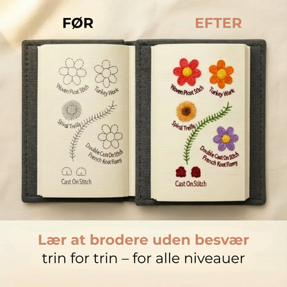Broderibog™ | Fra begynder til smuk broderi-stil på kort tid