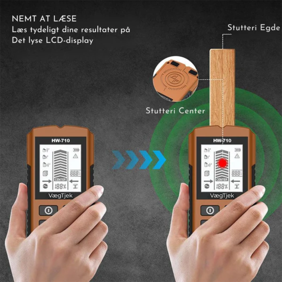 VægTjek™  Scan din væg, før du borer