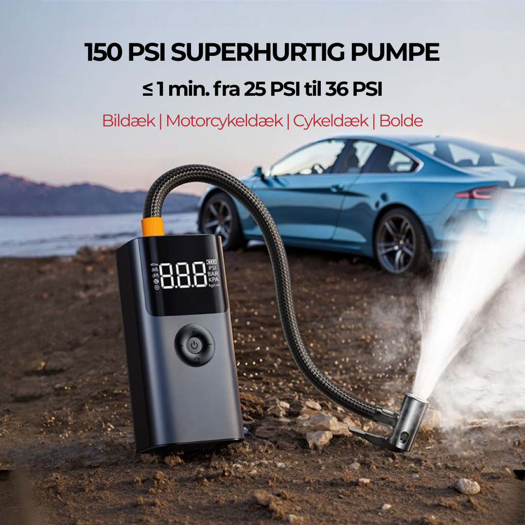 NødStart™ 5-i-1 bærbar bilstarter – et must-have til enhver bilnødsituation