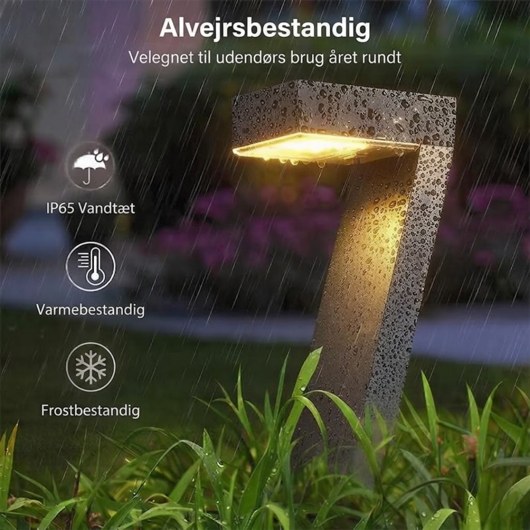 ModernGlød™ Solardrevet havelys i moderne design