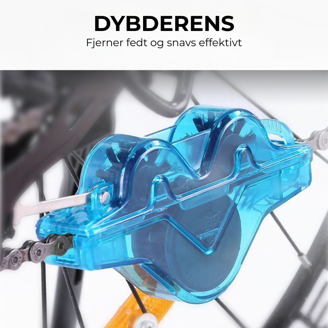KædeRen™ Ren kæde på et minut, uden beskidte hænder