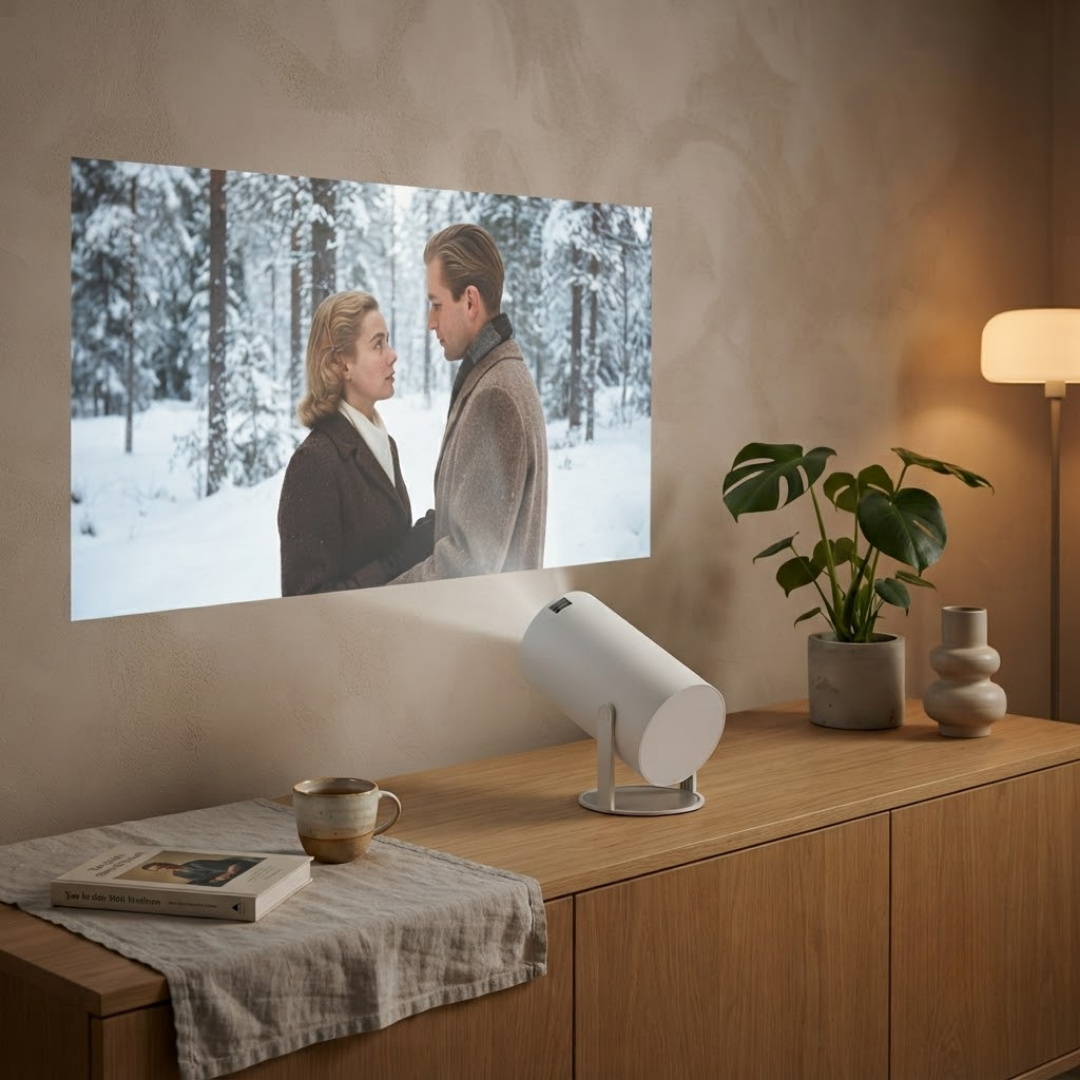 Hjemkino™ HD Smartbeamer - Netflix direkte på væggen.