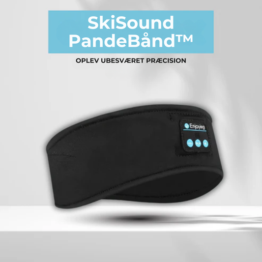 SkiSound PandeBånd™ | Bluetooth Pandebånd – Musik, Varme og Frihed på Pisterne!
