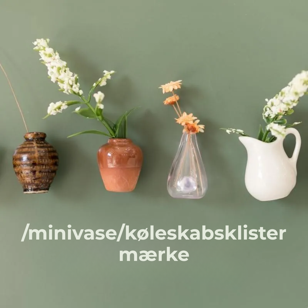 MagnetVase™ – Mini Blomstervase til Køleskab