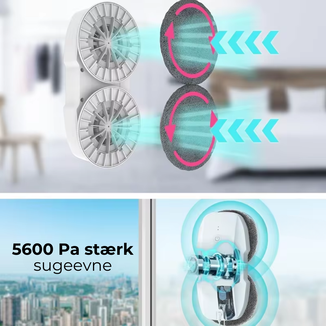 Automatisk Vinduesvasker - Renser vinduer uden stige eller besvær