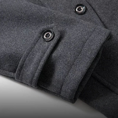 GentlemanJakke | Luksuriøs trenchcoat med dobbeltkrave til mænd