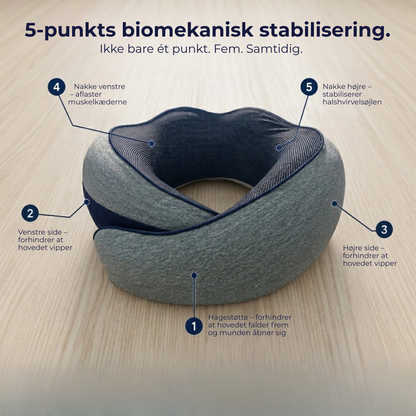 FlyPude™ | Sov på flyet som derhjemme - kompakt og ergonomisk