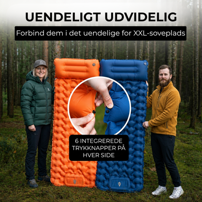 ShelterPad™ Komfortabel søvn, indbygget pumpe, let og kompakt