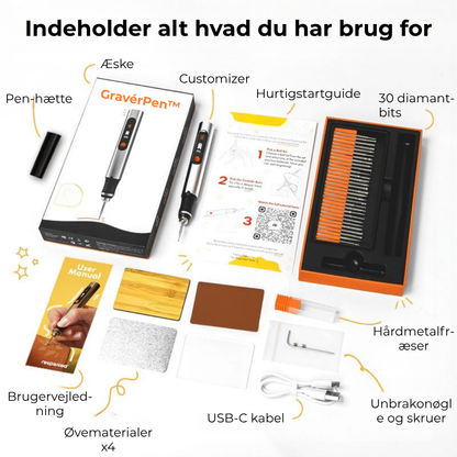 GravérPen™ Gør hverdagsting til unikke mesterværker