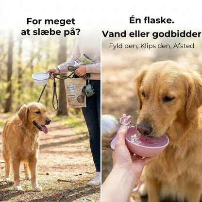 HundeFlaske™ - Vand til hunden på farten