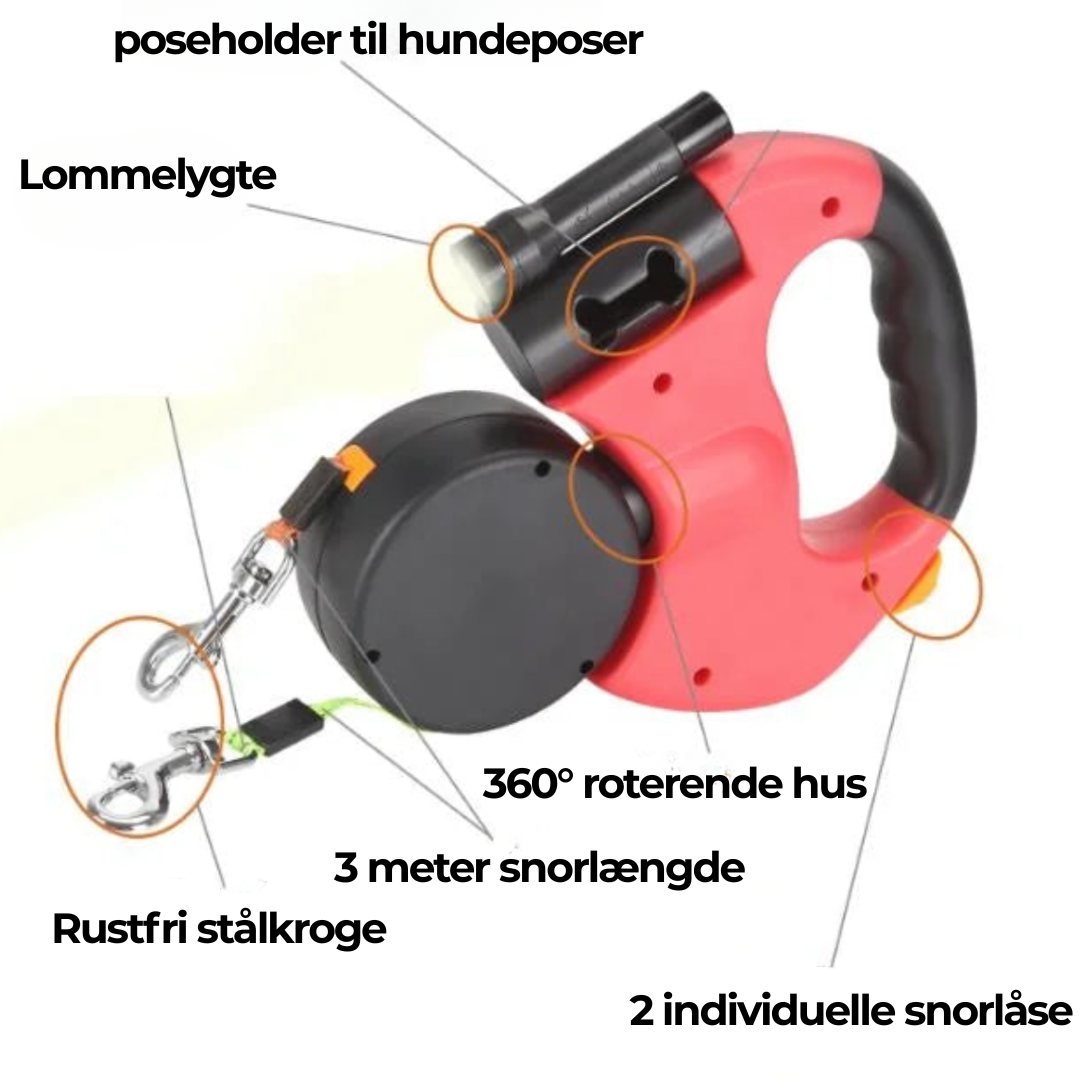 Hundesnor DuoBalance™ - Du har aldrig før haft det så nemt at lufte dine hunde!