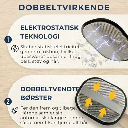 HårHandske™ Den elektrostatiske handske, der fanger alle hår