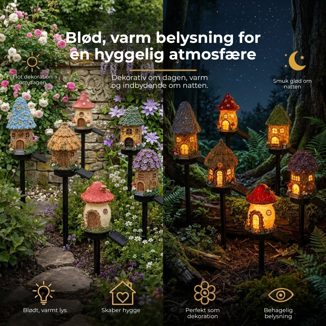 EventyrLys™ | Solcellelys der forvandler din have til et eventyr