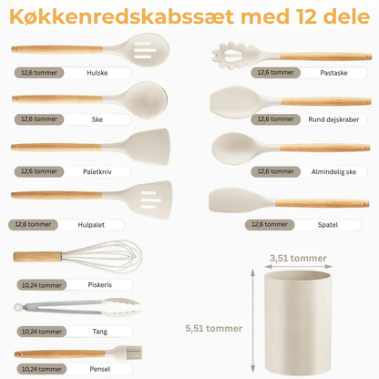 ChefSæt™ Komplet silikone køkkensæt