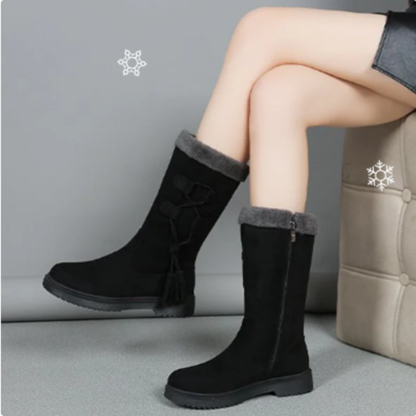 VinterHygge Støvler | Varme, Stilfulde & Skridsikre til Enhver Oplevelse ❄️”