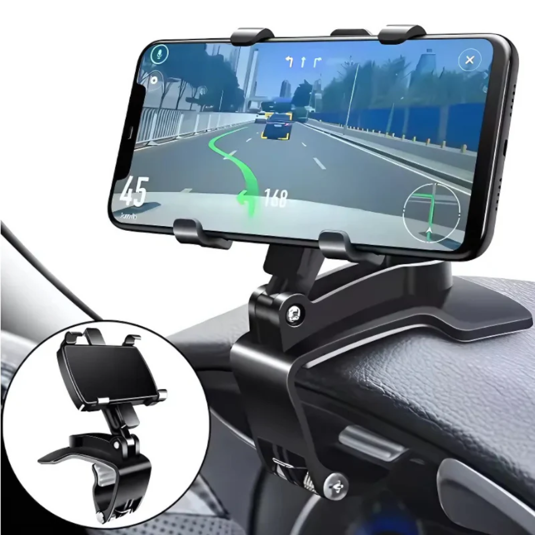 PhoneHold™ | 360° Justerbar  - Dashboard Mobilholder