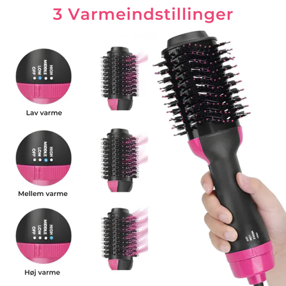 GlansBørste™ 2-i-1 hårtørrer og stylingbørste