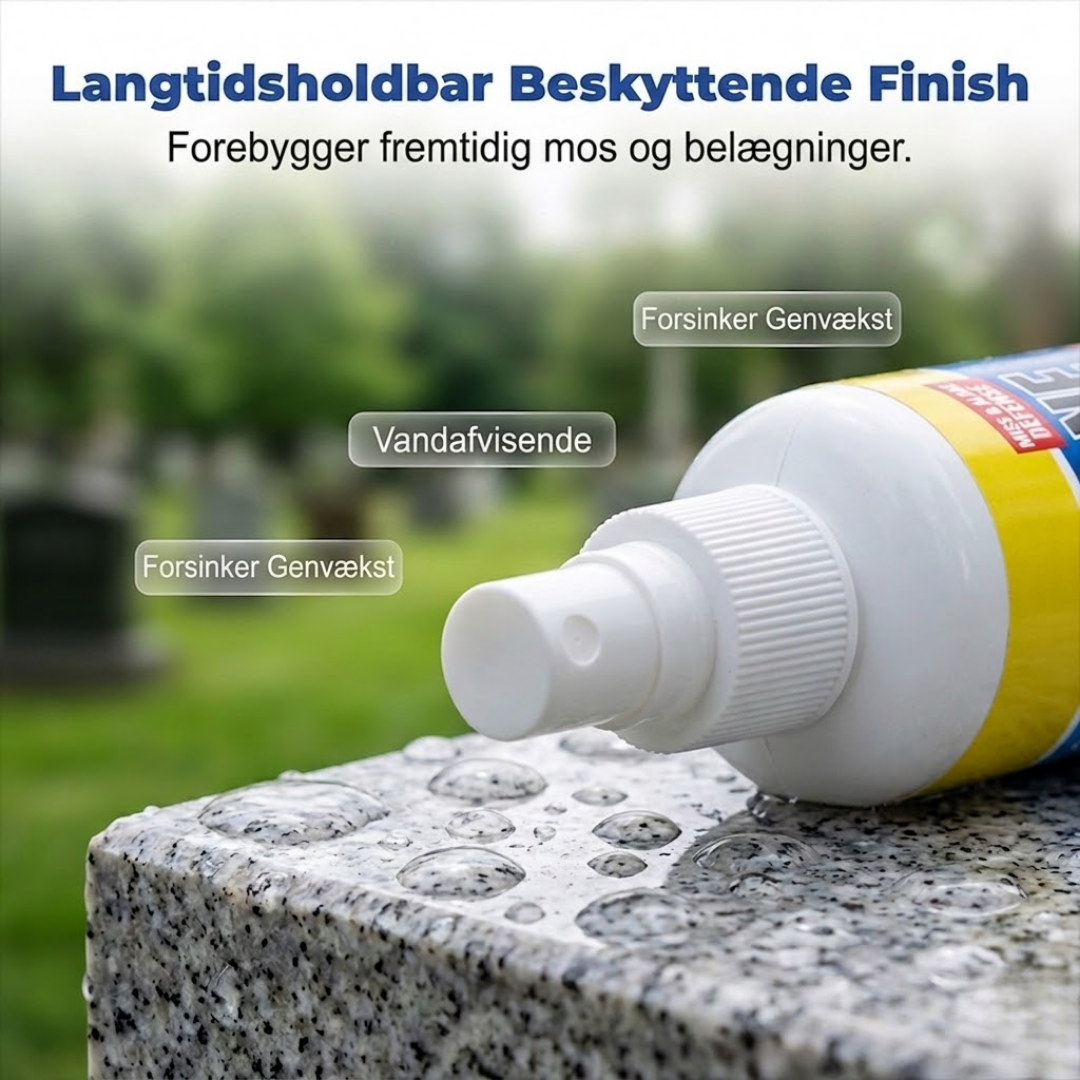 GravRen™ Rengørings- og restaureringsspray til gravsten
