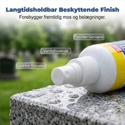 GravRen™ Rengørings- og restaureringsspray til gravsten