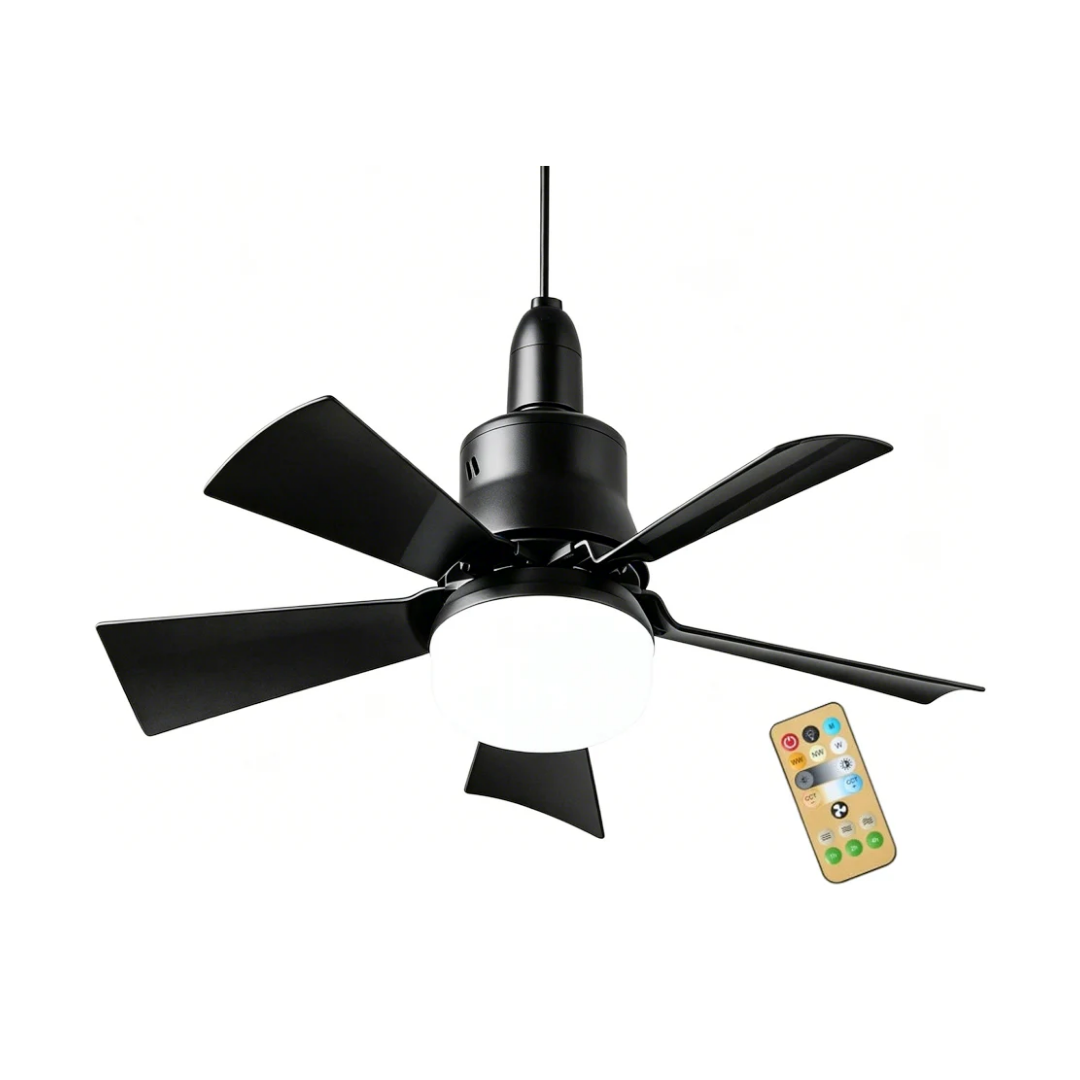 SocketFan™ 2-i-1 loftventilator med LED-lys
