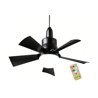 SocketFan™ 2-i-1 loftventilator med LED-lys