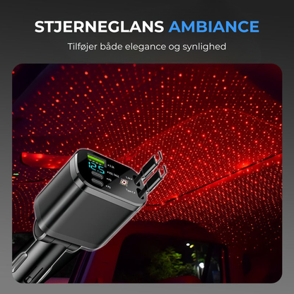 SmartcarAdapter l Fast charger for the car with starry sky mood lighting