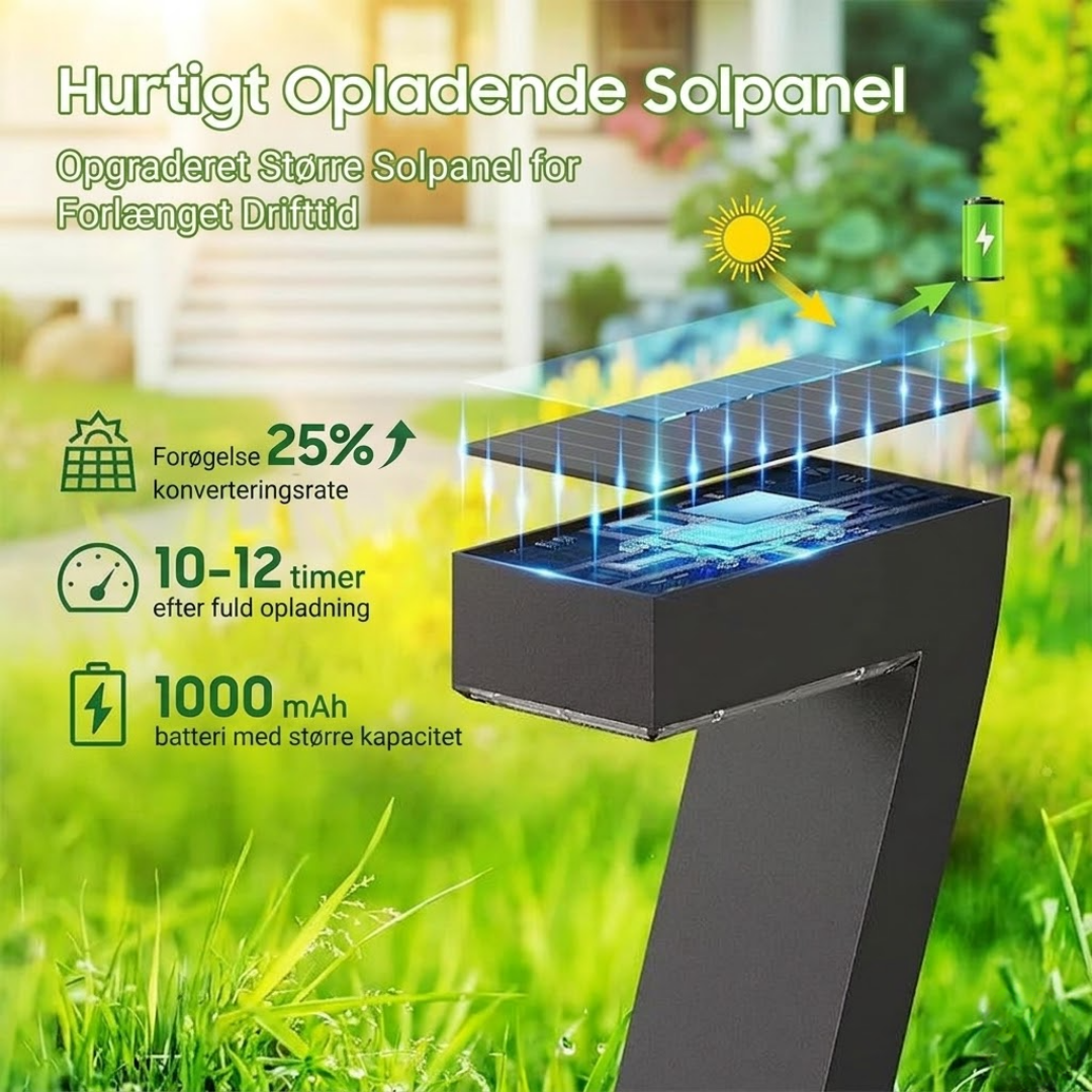 ModernGlød™ Solardrevet havelys i moderne design