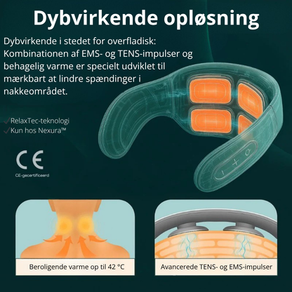ZenNekke™ | 11-i-1 halsløsning | Slap af i nakkemusklerne på bare 15 minutter – hvor og når du vil