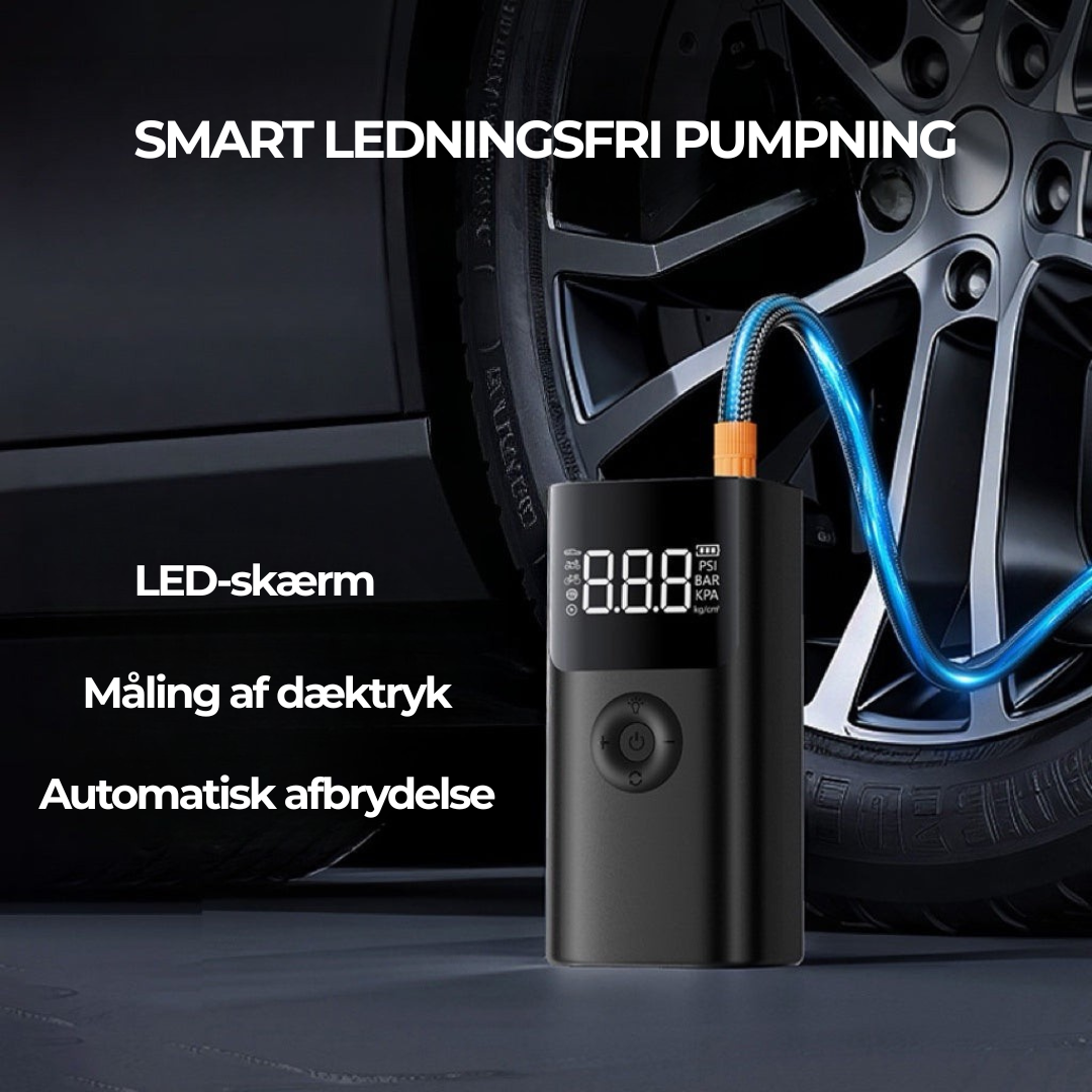 NødStart™ 5-i-1 bærbar bilstarter – et must-have til enhver bilnødsituation
