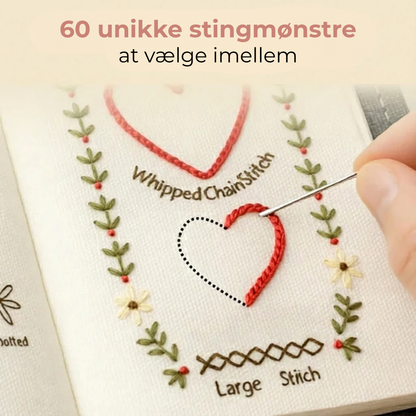 Broderibog™ | Fra begynder til smuk broderi-stil på kort tid