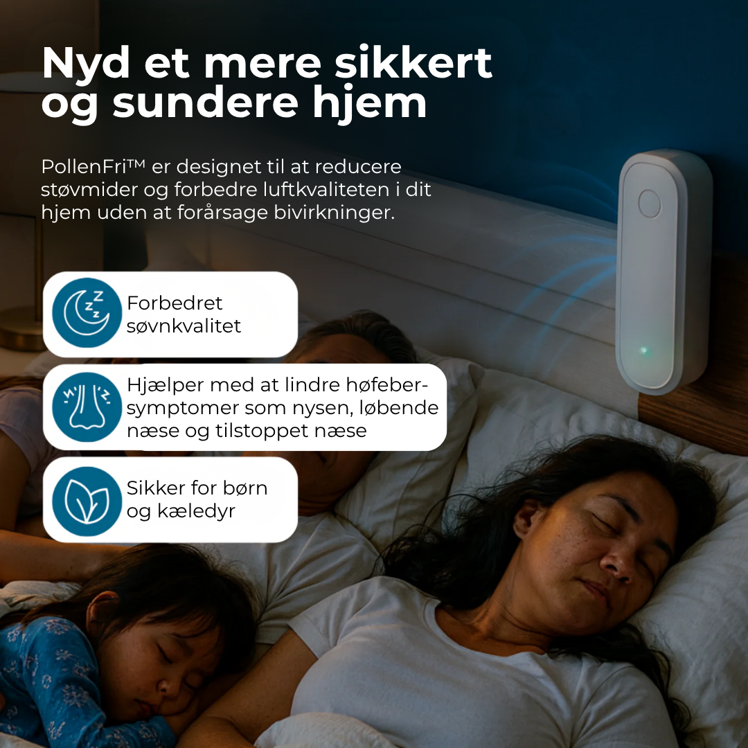 PollenFri™  Reducer høfebersymptomer indendørs