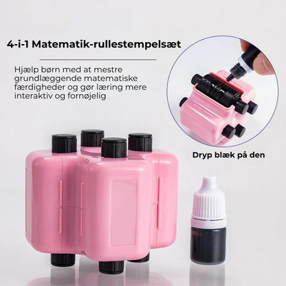 RegnRulle™  Sjov matematikstempel til børn – øv plus, minus, gange og dele