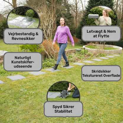 HaveSti™ skab en smuk havesti på sekunder uden værktøj eller cement