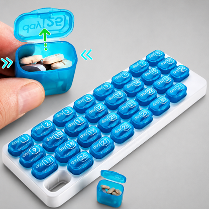 PilleBox™ | Overblik over din medicin - hele måneden, overalt og altid
