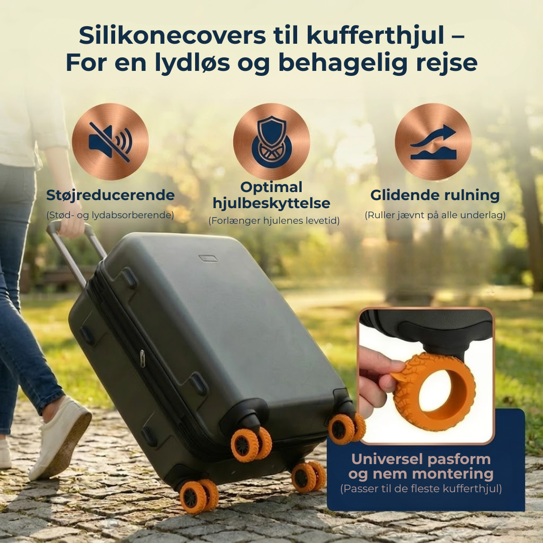 HjulGuard™ | Beskyt dine kufferthjul og rejs uden bekymringer!